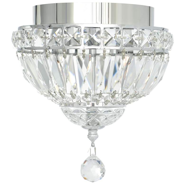 Image 1 Stefania 2 Light Bowl Flush Mount With Chrome Finish