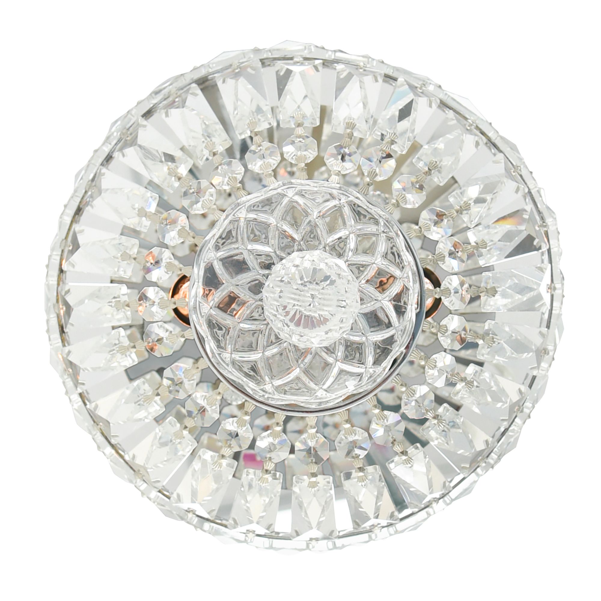 Image 3 Stefania 2 Light Chrome Flush Mount more views
