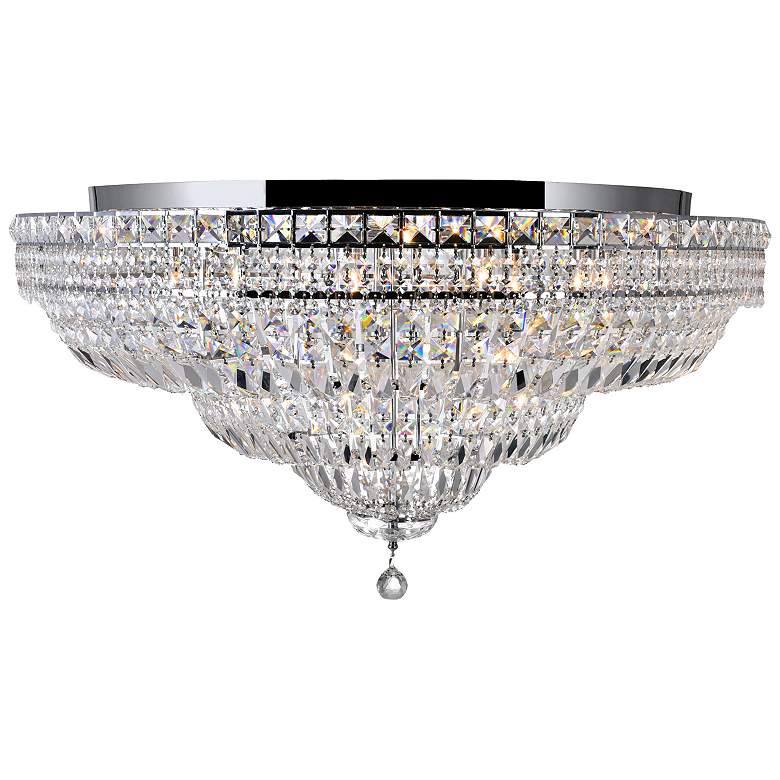 Image 2 Stefania 21 Light Bowl Flush Mount With Chrome Finish more views