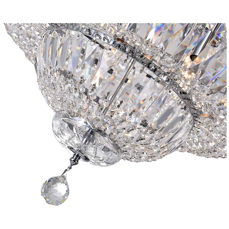 Image 4 Stefania 21 Light Bowl Flush Mount With Chrome Finish more views