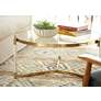 2_Stefania 36" Wide Gold and Acrylic Modern Coffee Table