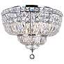 1_Stefania 8 Light Bowl Flush Mount With Chrome Finish