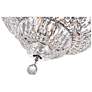 3_Stefania 8 Light Bowl Flush Mount With Chrome Finish more views