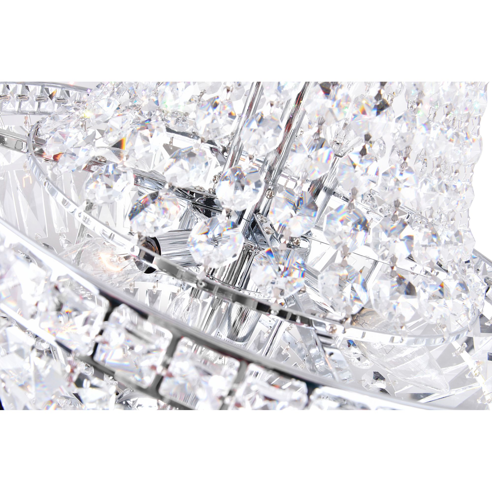 Image 4 Stefania 8 Light Chrome Chandelier more views