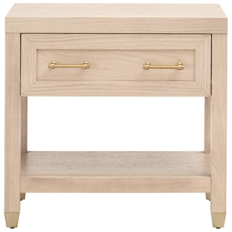 Image 1 Stella 1-Drawer Nightstand, Light Honey Oak