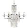 Stella 29" Wide Chrome with Crystal 7-Light Chandelier