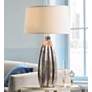 Stella 30" High Fluted Mercury Glass Table Lamp in scene