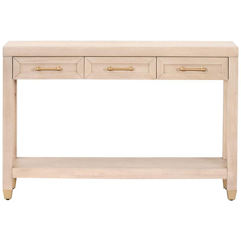 Image 1 Stella 47 1/4" Wide 3-Drawer Console Table