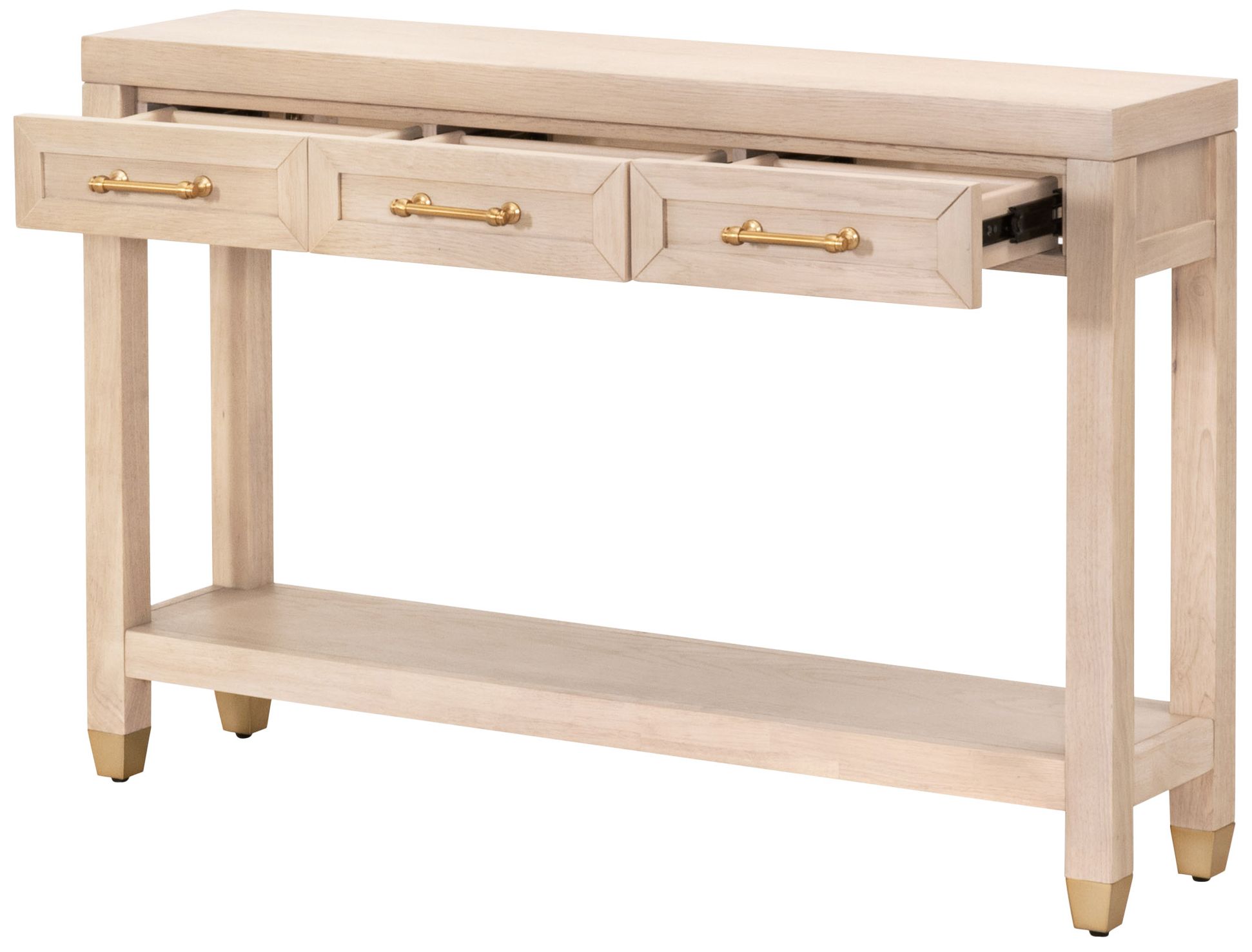 Stella 47 1/4" Wide 3-Drawer Console Table