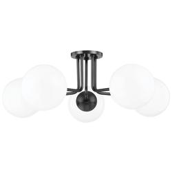 Stella 5 Light Semi Flush - Old Bronze