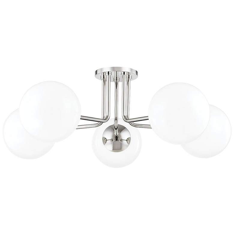 Image 1 Stella 5 Light Semi Flush - Polished Nickel