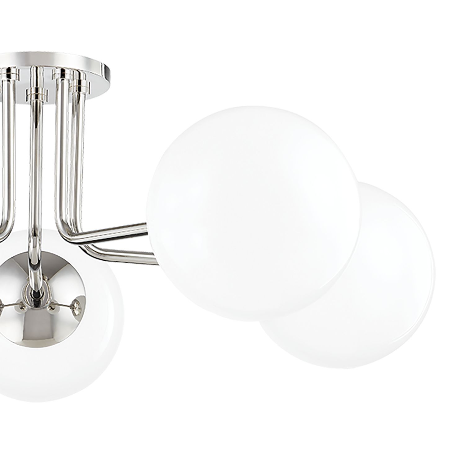 Image 2 Stella 5 Light Semi Flush - Polished Nickel more views