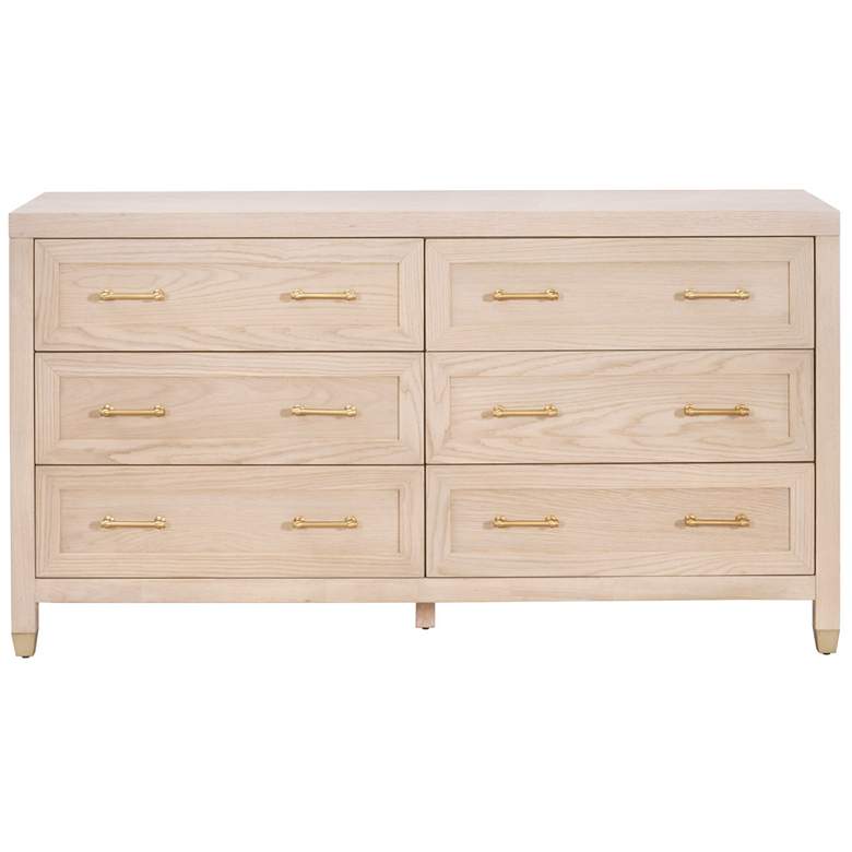 Image 1 Stella 6-Drawer Double Dresser, Light Honey Oak
