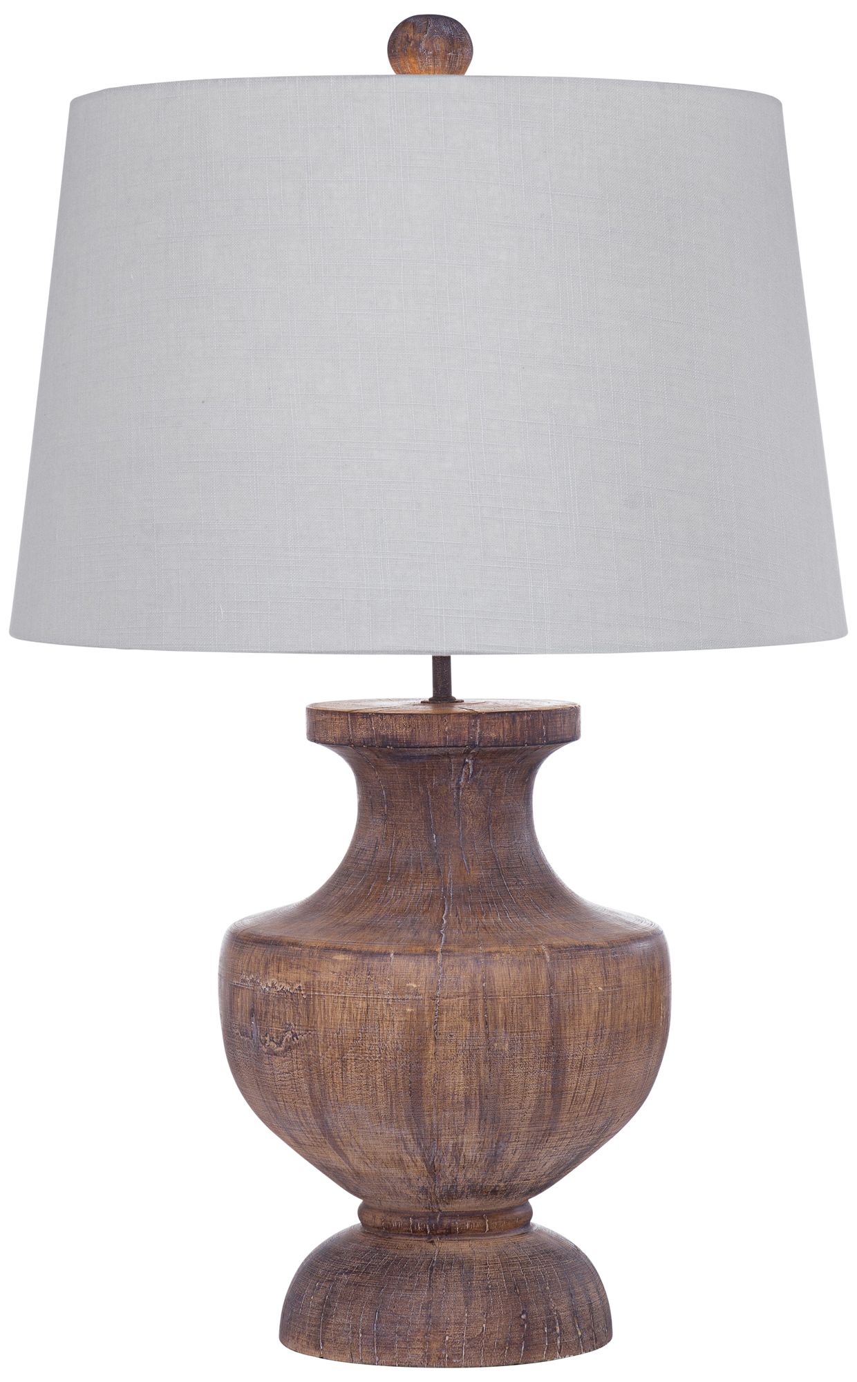 large brown table lamp