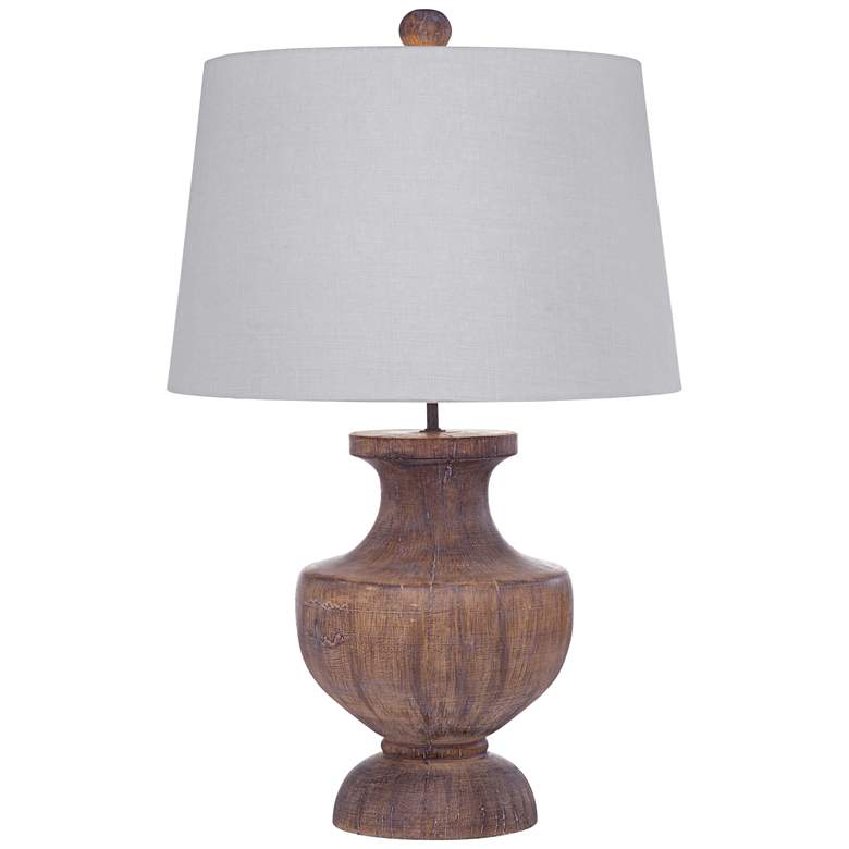 Image 1 Stella Distressed Brown Table Lamp