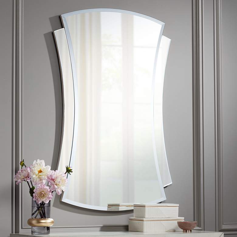 Image 1 Stella Frameless 28" x 42" Rectangular Wall Mirror
