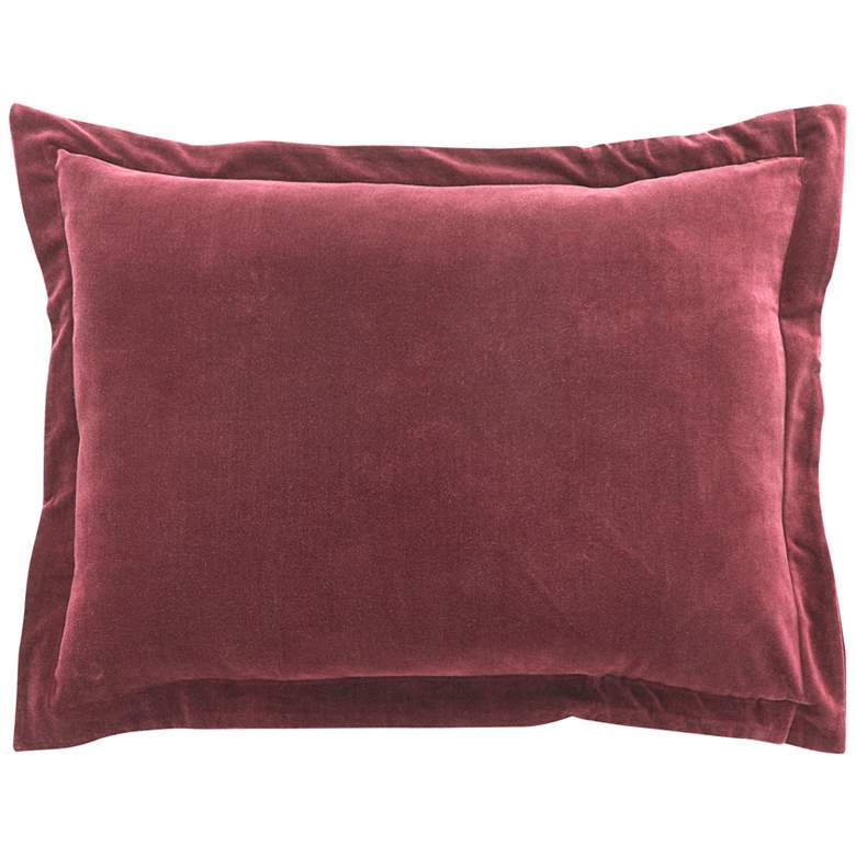 Image 1 Stella Rose Velvet Fabric 26" x 20" Standard Sham