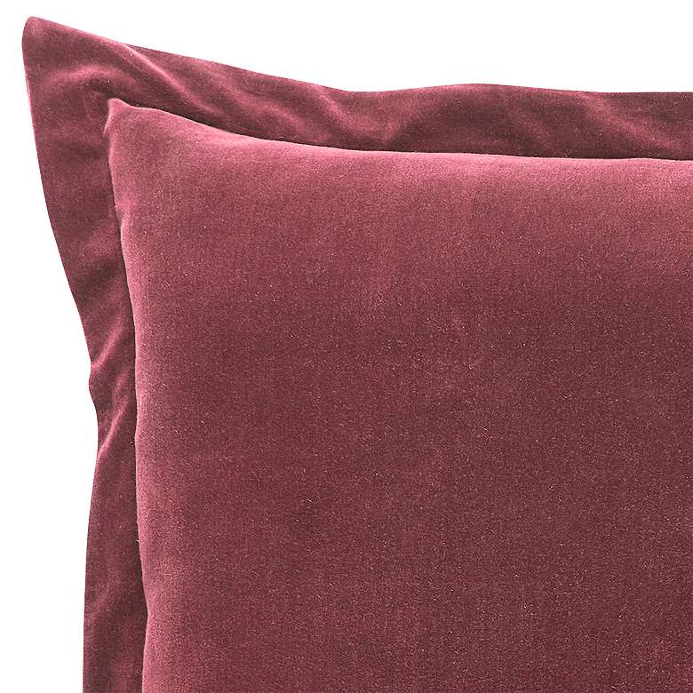 Image 2 Stella Rose Velvet Fabric 26" x 20" Standard Sham more views