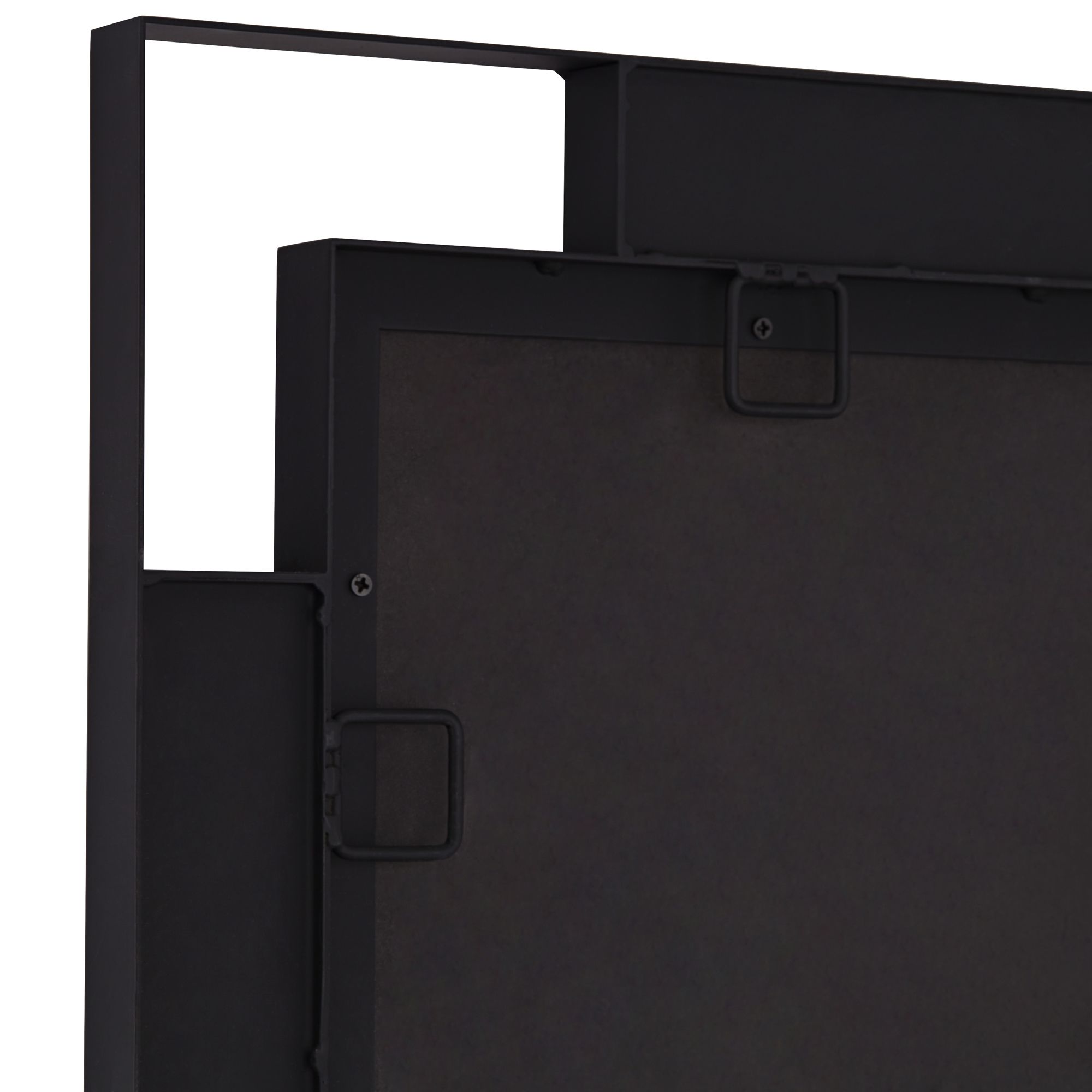 Image 3 Stellan Black 24 1/2" x 38" Rectangular Wall Mirrors Set of 2 more views