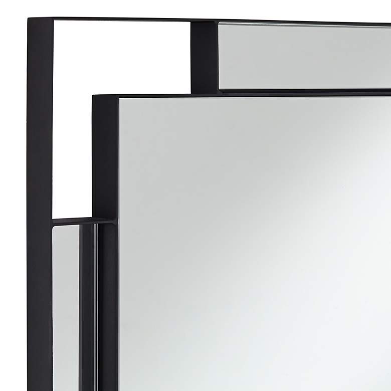 Image 2 Stellan Black 24 1/2" x 38" Rectangular Wall Mirrors Set of 2 more views