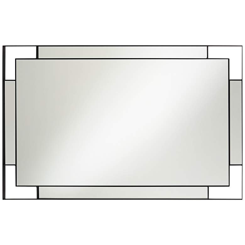 Image 4 Stellan Black 24 1/2" x 38" Rectangular Wall Mirrors Set of 2 more views