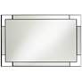 4_Stellan Black 24 1/2" x 38" Rectangular Wall Mirrors Set of 2 more views