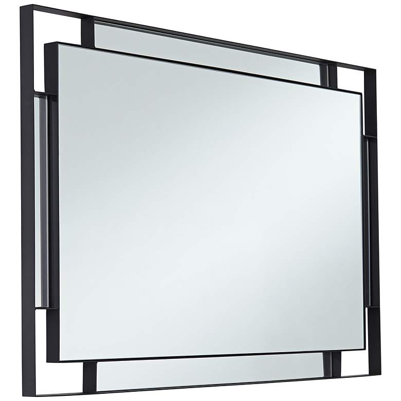 Image 6 Stellan Black 24 1/2" x 38" Rectangular Wall Mirrors Set of 2 more views