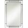 Stellan Matte Black 24 1/2" x 38" Rectangular Wall Mirror