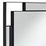 3_Stellan Matte Black 24 1/2" x 38" Rectangular Wall Mirror more views