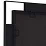 Stellan Matte Black 24 1/2" x 38" Rectangular Wall Mirror