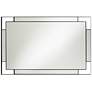 5_Stellan Matte Black 24 1/2" x 38" Rectangular Wall Mirror more views