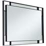 Stellan Matte Black 24 1/2" x 38" Rectangular Wall Mirror