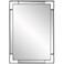 Stellan Matte Black 27 3/4" x 39 3/4 Rectangular Wall Mirror