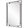 5_Stellan Matte Black 27 3/4" x 39 3/4 Rectangular Wall Mirror more views