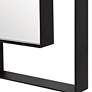 6_Stellan Matte Black 27 3/4" x 39 3/4 Rectangular Wall Mirror more views