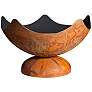 Stellar 30" Wide Wood Burning Handcrafted Steel Bowl Fire Pit