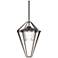 Stellar Coastal Bronze Large Outdoor Pendant With Clear Glass