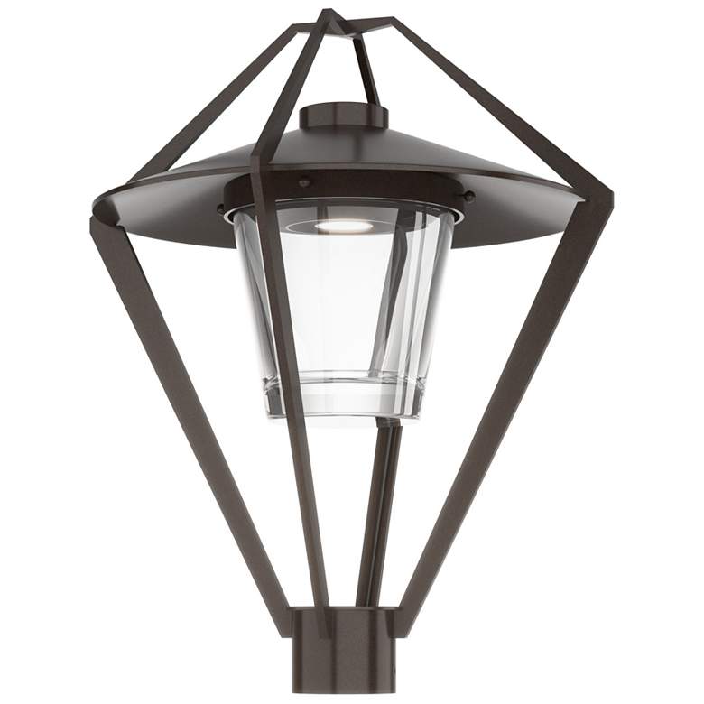 Image 1 Stellar Coastal Bronze Post Light With Clear Glass