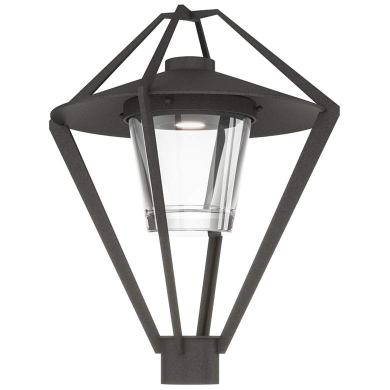 Image 1 Stellar Coastal Natural Iron Post Light With Clear Glass