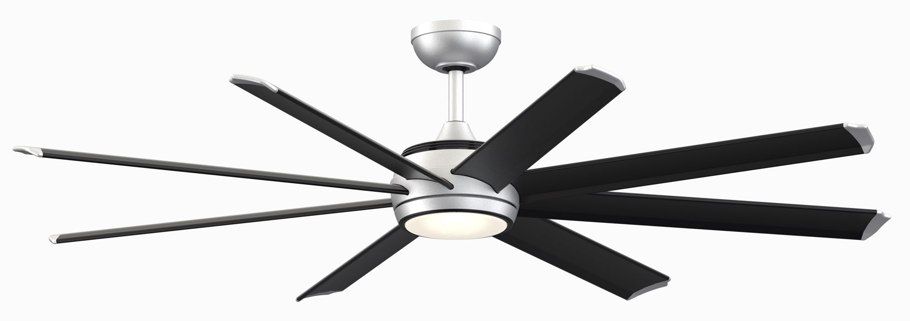 Stellar Custom 64 in In/Out Smart Fan w/ LED CCT Lt Kit - Black Blades