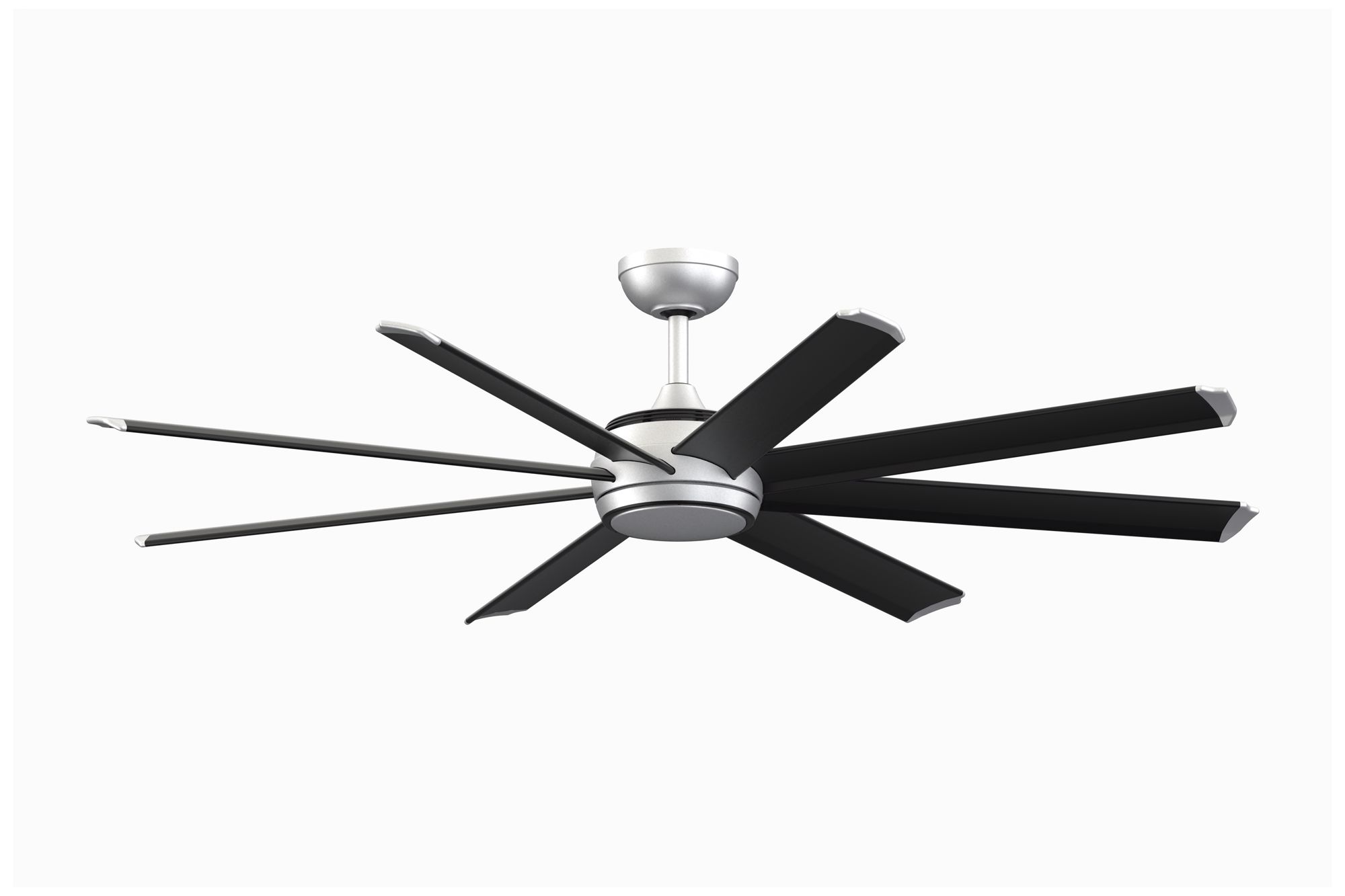 Image 3 Stellar Custom 64 in In/Out Smart Fan w/ LED CCT Lt Kit - Black Blades more views