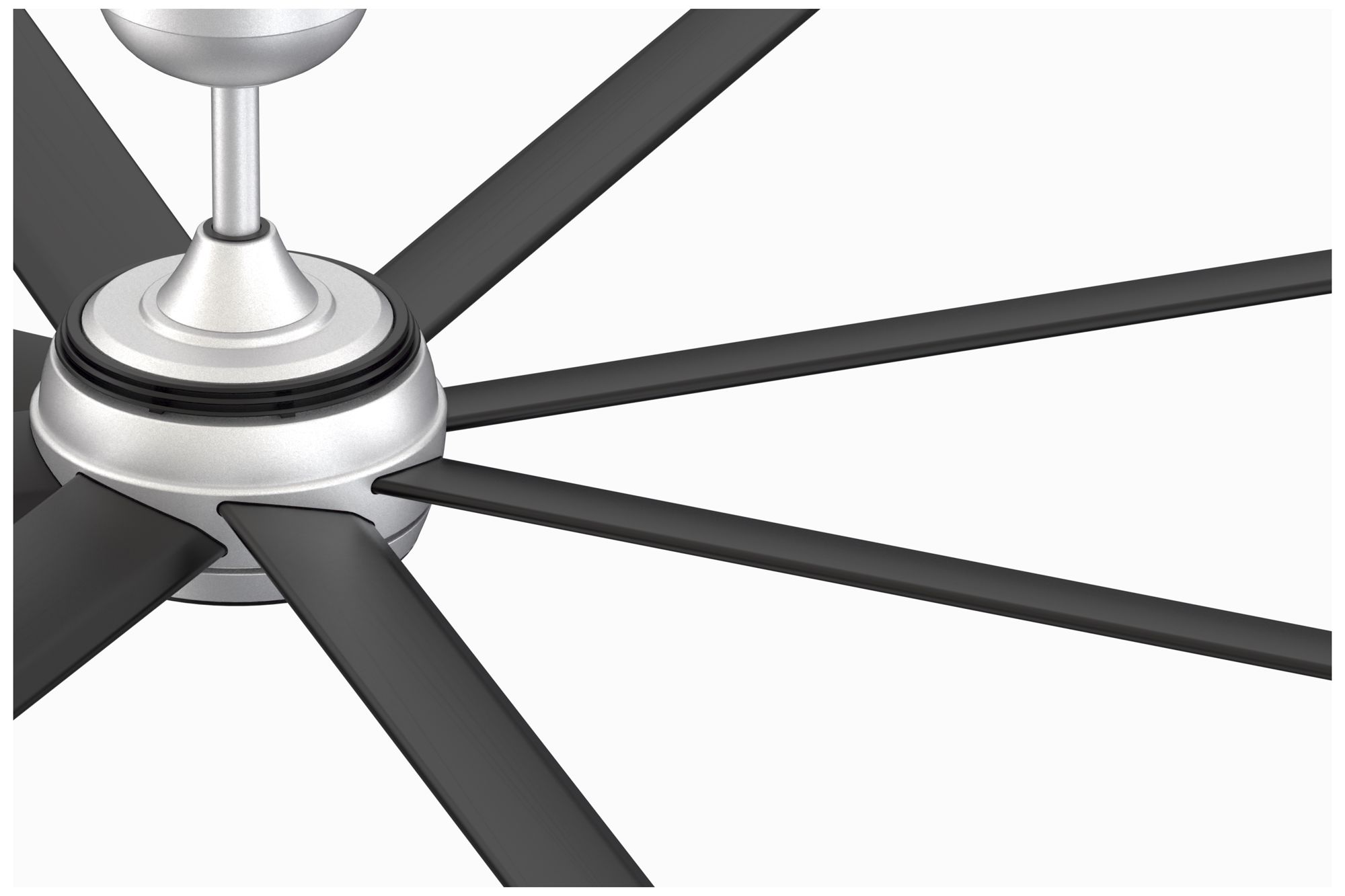 Image 5 Stellar Custom 64 in In/Out Smart Fan w/ LED CCT Lt Kit - Black Blades more views