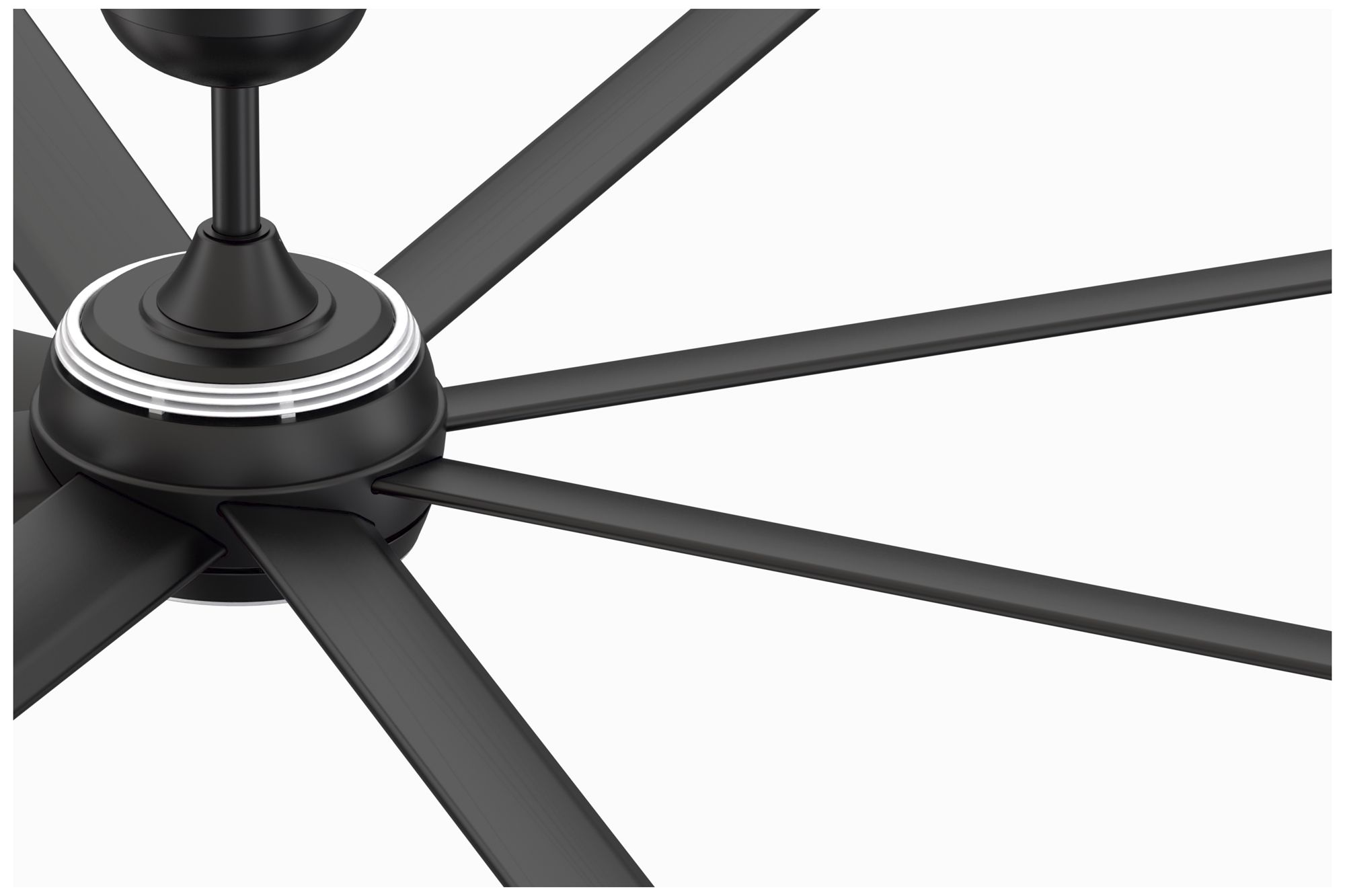 Image 5 Stellar Custom 64 in In/Out Smart Fan w/ LED CCT Lt Kit - Black Blades more views