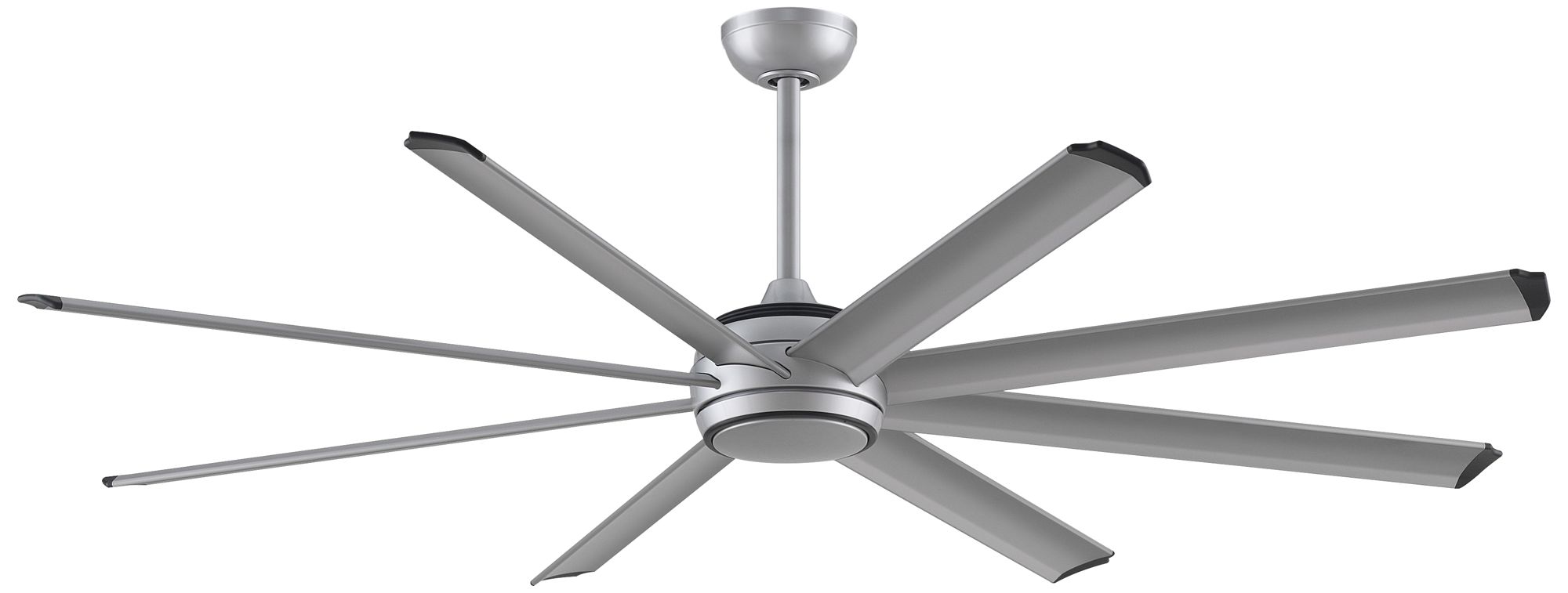 Image 2 Stellar Custom 64 in In/Out Smart Fan w/ LED CCT Lt Kit - Silver Blades more views
