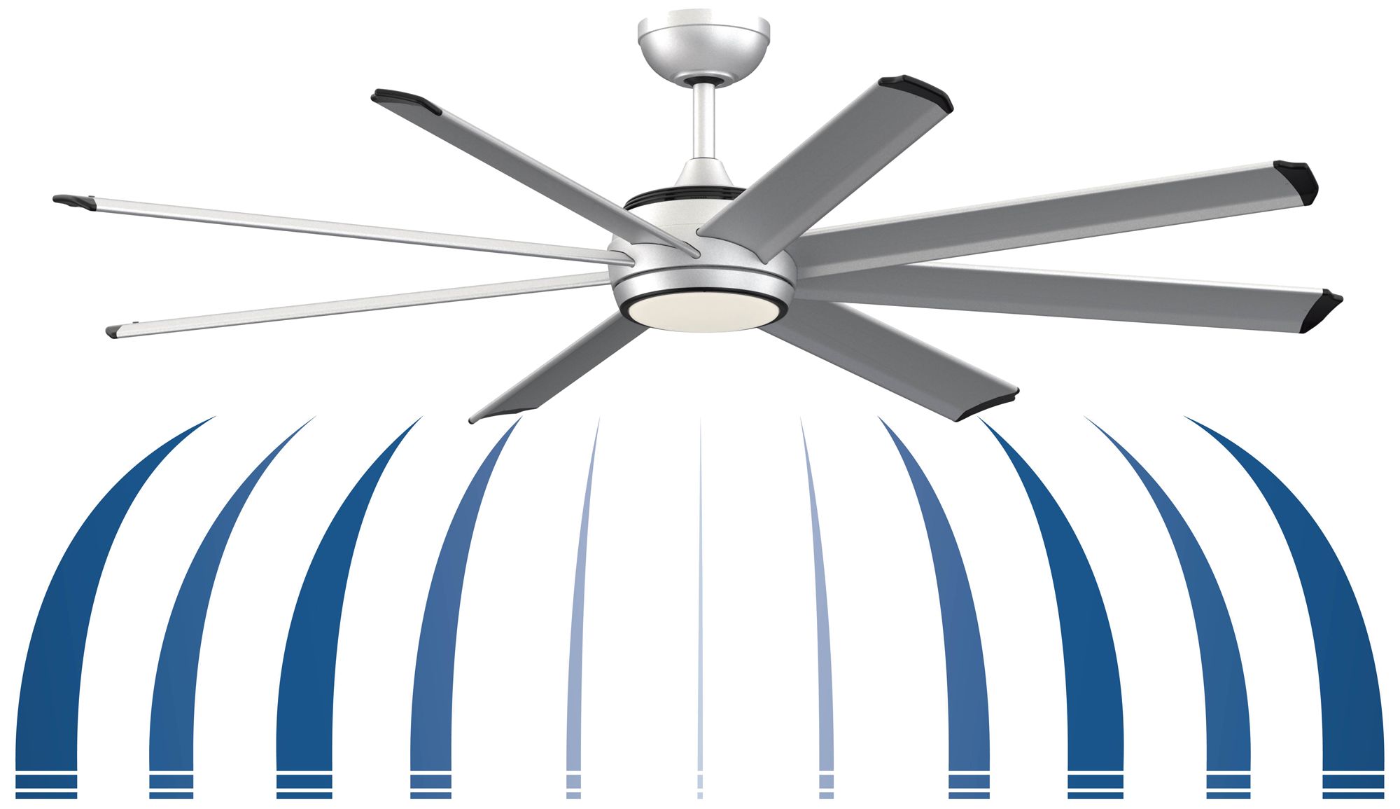 Image 6 Stellar Custom 64 in In/Out Smart Fan more views