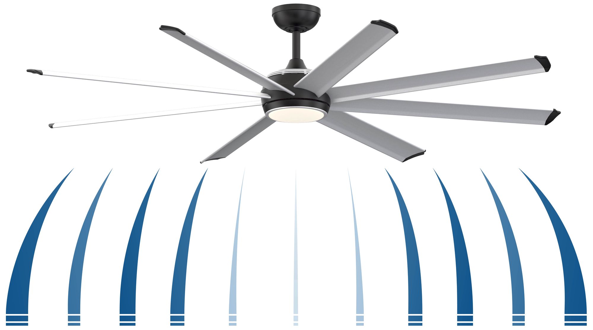 Image 6 Stellar Custom 64 in In/Out Smart Fan more views