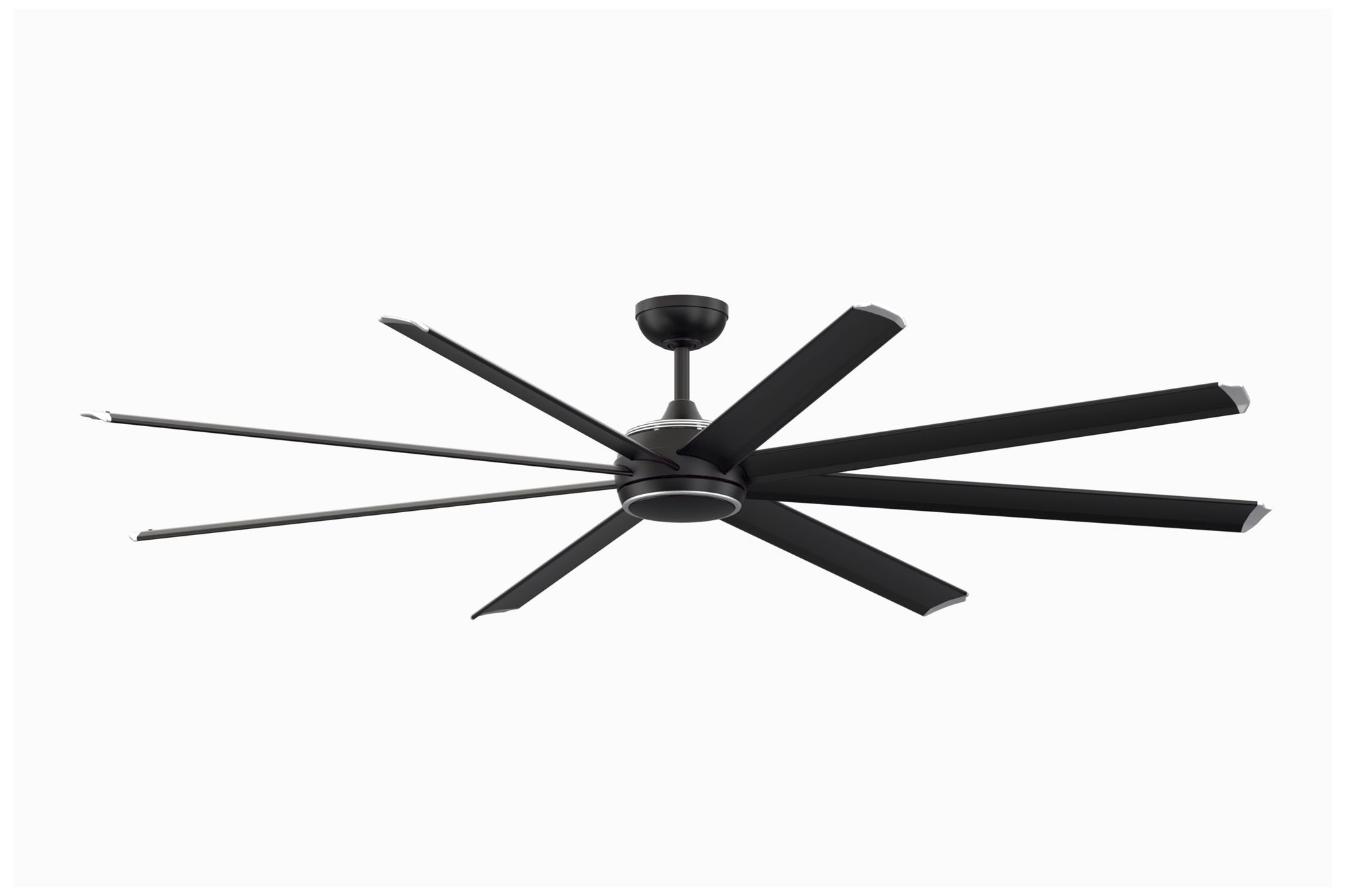 Image 2 Stellar Custom 84 in In/Out Smart Fan w/ LED CCT Lt Kit - Black Blades more views