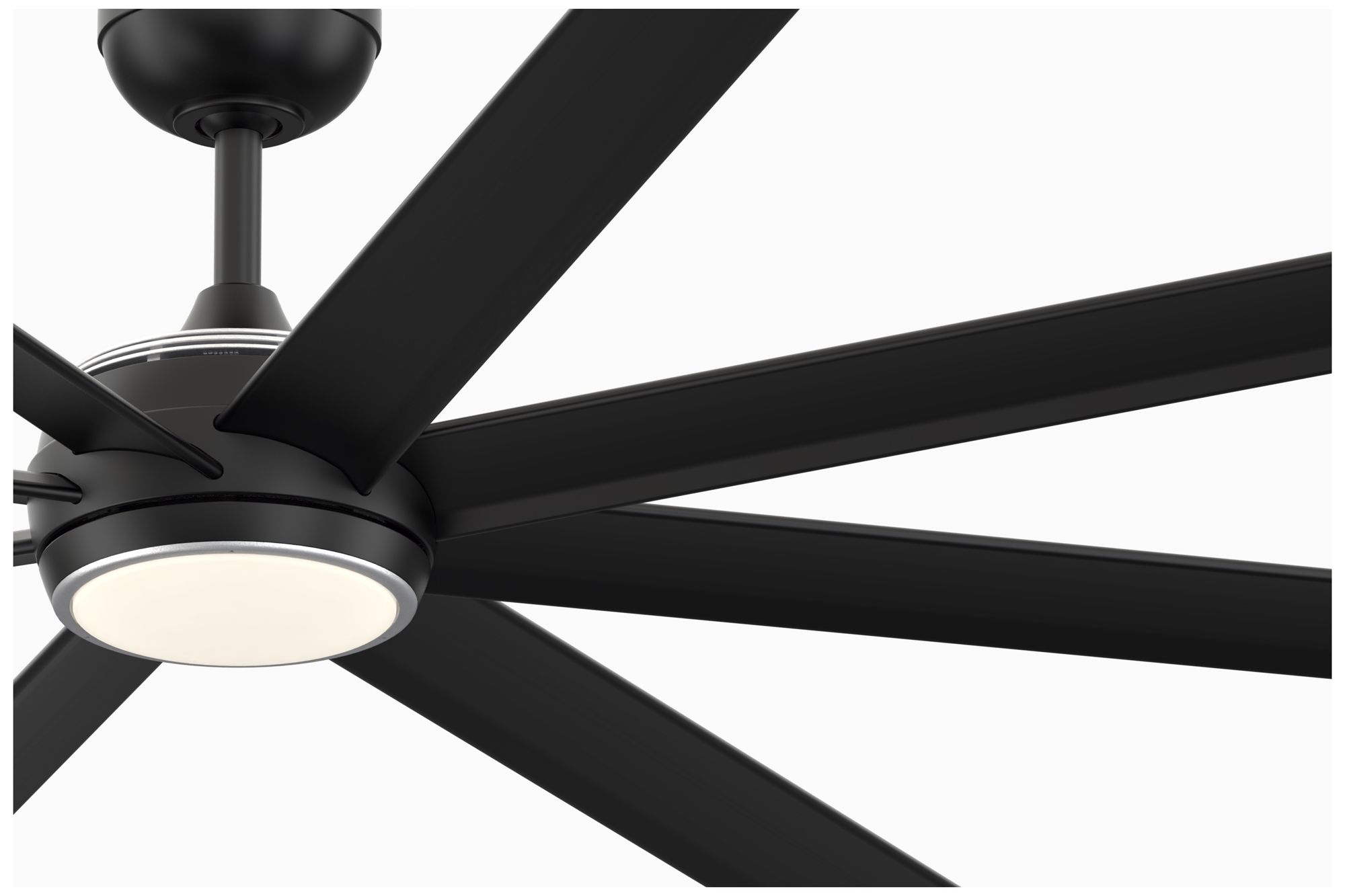 Image 3 Stellar Custom 84 in In/Out Smart Fan w/ LED CCT Lt Kit - Black Blades more views