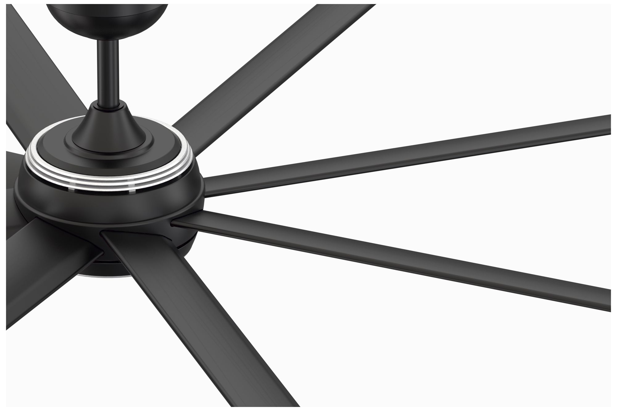 Image 4 Stellar Custom 84 in In/Out Smart Fan w/ LED CCT Lt Kit - Black Blades more views