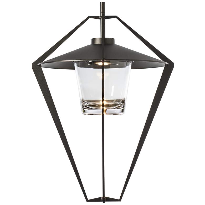 Image 1 Stellar Large Outdoor Pendant - Oil Rubbed Bronze Finish - Clear Glass